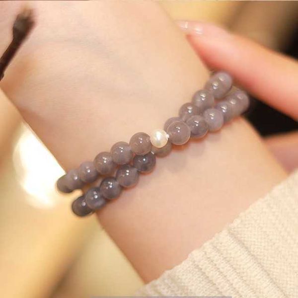 bracelets ins korean wind grey agate crystal with multiple loops of freshwater pearl fashion women's bracelet jewelry link a, Black
bracelets ins korean wind grey agate crystal with multiple loops of freshwater pearl fashion women's bracelet jewelry link a, Black