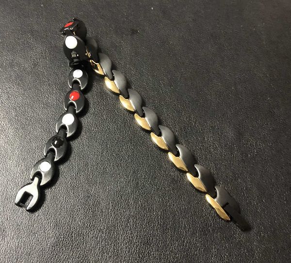 bracelets selling stainless black room gold magnetic germanium jewelry women's titanium steel bracelet
bracelets selling stainless black room gold magnetic germanium jewelry women's titanium steel bracelet