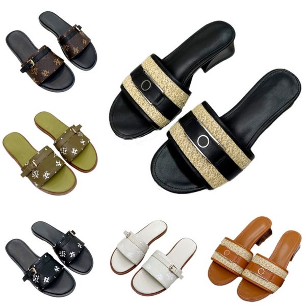 new fashion slippers open toe platform shoes leather women shoes luxury metal letter designer shoes old flower print chunky heel shoes summe, Black
new fashion slippers open toe platform shoes leather women shoes luxury metal letter designer shoes old flower print chunky heel shoes summe, Black