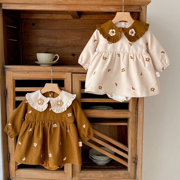rompers girl jumpsuits clothes baby autumn embroidery doll collar long sleeved dress baby romper dress born princess dress 230311, Blue
rompers girl jumpsuits clothes baby autumn embroidery doll collar long sleeved dress baby romper dress born princess dress 230311, Blue