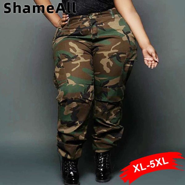 women s plus size jumpsuits rompers streetwear camouflage printing cargo pants 5xl autumn multi big pockets high waist loose wide leg long j, Black
women s plus size jumpsuits rompers streetwear camouflage printing cargo pants 5xl autumn multi big pockets high waist loose wide leg long j, Black