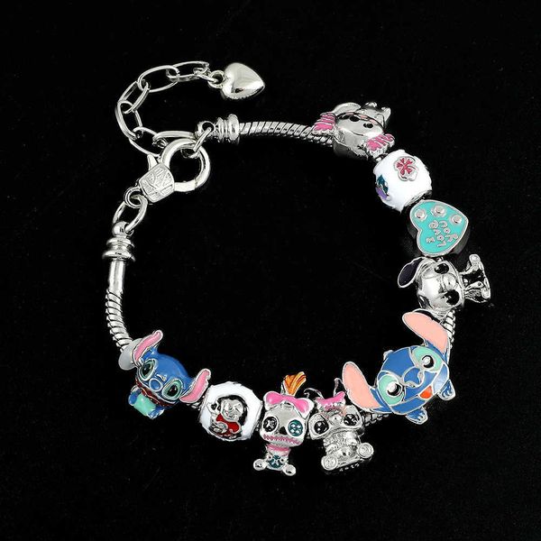 bracelets new product list cartoon cute stitch diy beaded pan family bracelet love tail chain jewelry link a, Black
bracelets new product list cartoon cute stitch diy beaded pan family bracelet love tail chain jewelry link a, Black