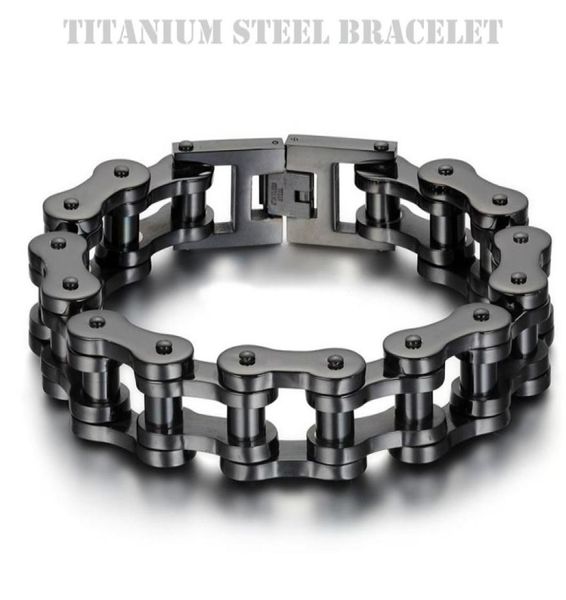 titanium steel ip black plating biker bicycle chains bracelet punk wristbands brace lace male trendy jewelry 23cm7626938
titanium steel ip black plating biker bicycle chains bracelet punk wristbands brace lace male trendy jewelry 23cm7626938