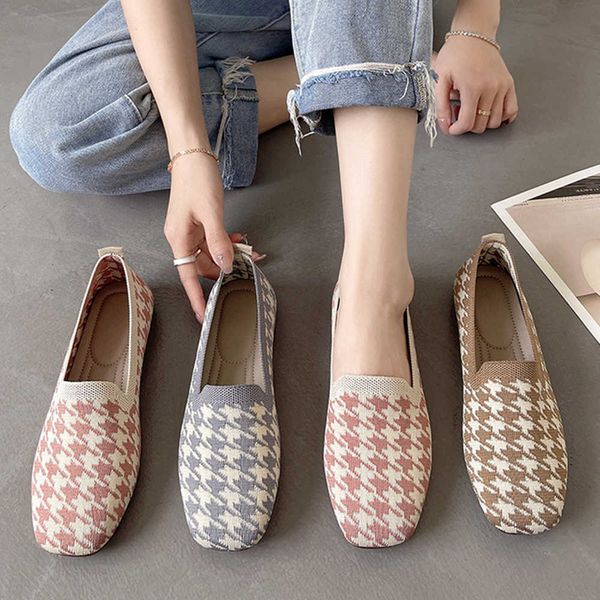 dress shoes new women loafers houndstooth knitted slip on shoes spring flat moccasins ladies wide fit zapatos de mujer cx720 j230310, Black
dress shoes new women loafers houndstooth knitted slip on shoes spring flat moccasins ladies wide fit zapatos de mujer cx720 j230310, Black