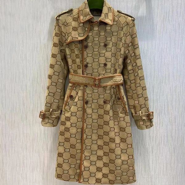 womens trench coats designer luxury women windbreaker body double g print jacket loose belt coat female casual long trenchs coat, Tan;black
womens trench coats designer luxury women windbreaker body double g print jacket loose belt coat female casual long trenchs coat, Tan;black