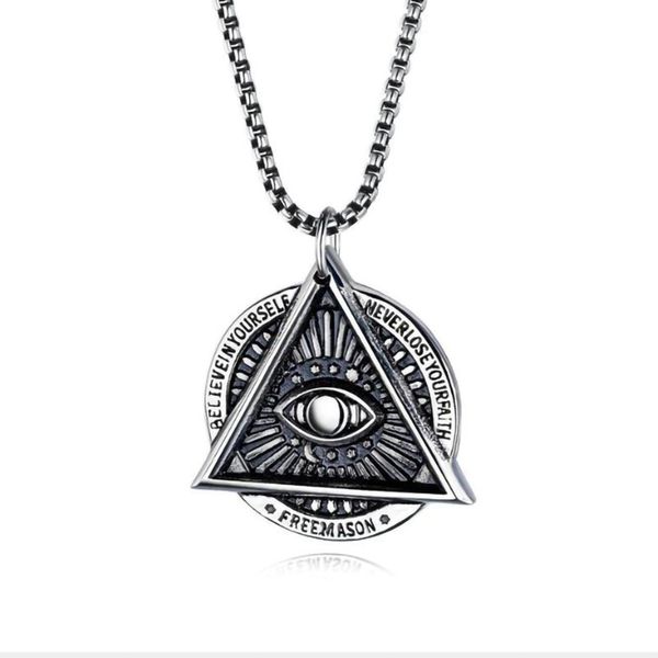 10pcs ason demon eye men's necklace pendant stainless steel letter chain meaning never lose faith believe your self punk jewelry, Silver
10pcs ason demon eye men's necklace pendant stainless steel letter chain meaning never lose faith believe your self punk jewelry, Silver