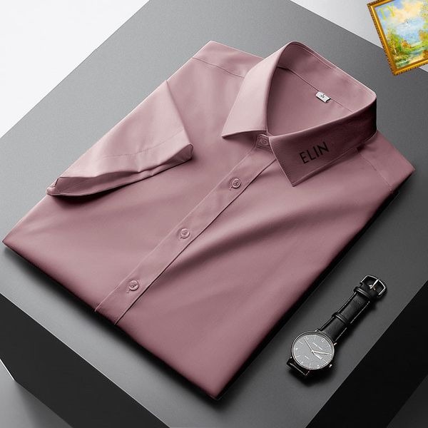 designer men's shirt new solid color business fashion short-sleeved shirt brand men's slim shirt brand clothingm-3xl, White;black
designer men's shirt new solid color business fashion short-sleeved shirt brand men's slim shirt brand clothingm-3xl, White;black