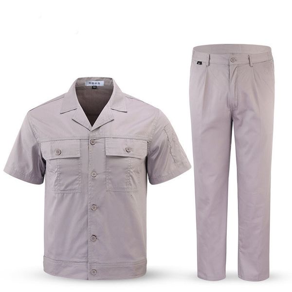 men's tracksuits summer men work uniform sets short sleeve jacket slim cotton two pieces breathable male wear resistant labor suits siz, Gray
men's tracksuits summer men work uniform sets short sleeve jacket slim cotton two pieces breathable male wear resistant labor suits siz, Gray