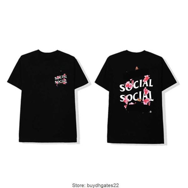 summer assc men's t shirt anti social club trend flower butterfly loose print short-sleeved men and women couples t-shirt, White;black
summer assc men's t shirt anti social club trend flower butterfly loose print short-sleeved men and women couples t-shirt, White;black
