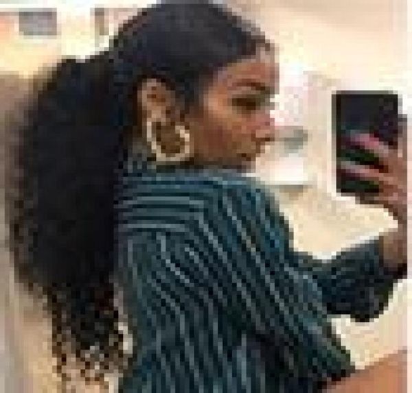 100 real brazilian virgin hair kinky curly pony tail human hair drawstring ponytail hairpieces kinky culry clip in ponytail for b8545949, Black
100 real brazilian virgin hair kinky curly pony tail human hair drawstring ponytail hairpieces kinky culry clip in ponytail for b8545949, Black