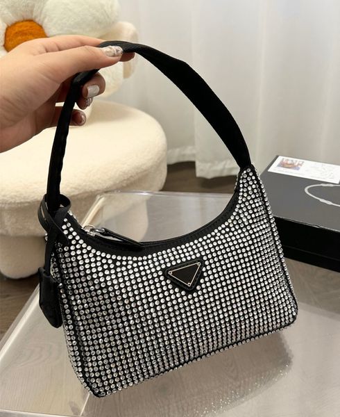 cleo hobo bags designers luxurys crystal diamond shoulder bag nylon underarm bag women totes
cleo hobo bags designers luxurys crystal diamond shoulder bag nylon underarm bag women totes