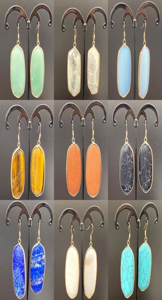 22x43mm natural stone hexagon stone earrings white green turquoise copper gold color brincos pendientes charm dangle earrings jewe9974282, Silver
22x43mm natural stone hexagon stone earrings white green turquoise copper gold color brincos pendientes charm dangle earrings jewe9974282, Silver