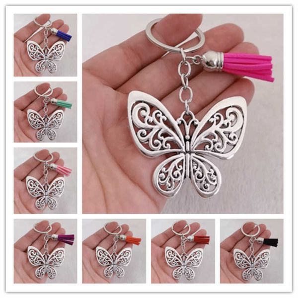 key rings beautiful butterfly gift butterfly charms keychain tassel keyring bag charms for women nature jewelry r230311, Slivery;golden
key rings beautiful butterfly gift butterfly charms keychain tassel keyring bag charms for women nature jewelry r230311, Slivery;golden