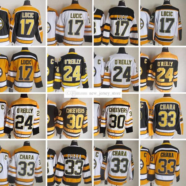 1924-1999 movie retro ccm hockey jersey embroidery 33 zdenochara 24 terryoreilly 17 milanlucic vintage jerseys, Black
1924-1999 movie retro ccm hockey jersey embroidery 33 zdenochara 24 terryoreilly 17 milanlucic vintage jerseys, Black
