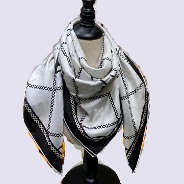 fashion brand silk square scarf new girls gift hairband designer couple scarf exquisite accessories versatile selection of four seasons 90x9, Blue;gray
fashion brand silk square scarf new girls gift hairband designer couple scarf exquisite accessories versatile selection of four seasons 90x9, Blue;gray