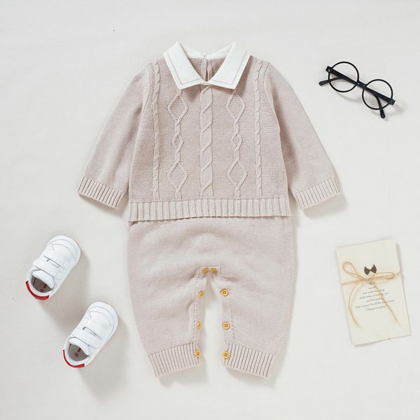 rompers born baby romper 100%cotton knit infant boy jumpsuit outfit solid toddler clothing fashion turn-down collar overall 230311, Blue
rompers born baby romper 100%cotton knit infant boy jumpsuit outfit solid toddler clothing fashion turn-down collar overall 230311, Blue