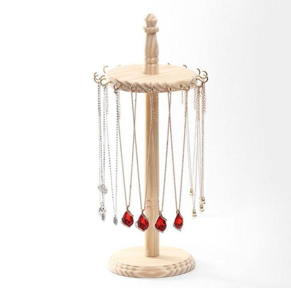 creative wooden necklace stand jewelry display with hooks earring necklace pendants holder rack jewelry storage showcase8751098, Black
creative wooden necklace stand jewelry display with hooks earring necklace pendants holder rack jewelry storage showcase8751098, Black