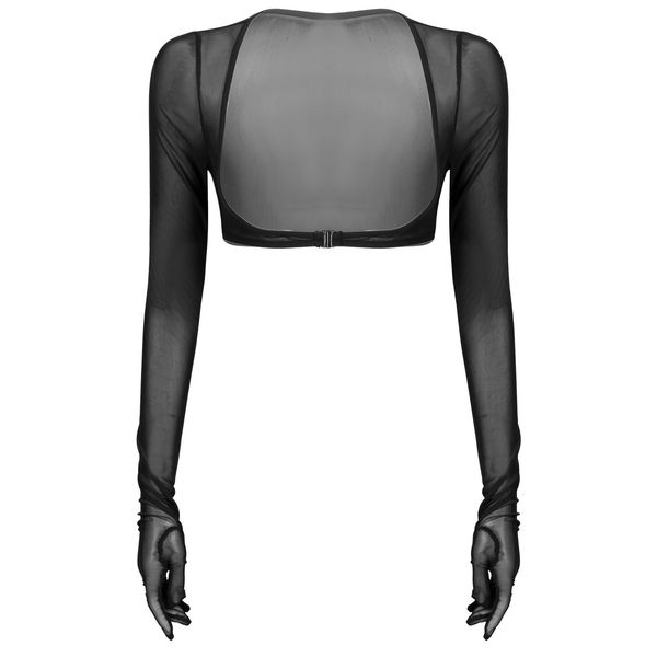women's tshirt women summer seethrough mesh gloves beach sun protection long sleeve arm cover sleeves shrug tshirt crop clubwear 23031, White
women's tshirt women summer seethrough mesh gloves beach sun protection long sleeve arm cover sleeves shrug tshirt crop clubwear 23031, White