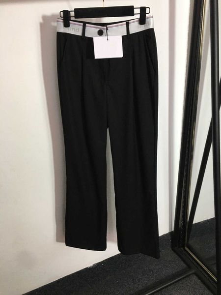 23ss brand designer women trousers new style letter webbing high waist slimming casual trousers suit pants fashion women clothes, Black;white
23ss brand designer women trousers new style letter webbing high waist slimming casual trousers suit pants fashion women clothes, Black;white