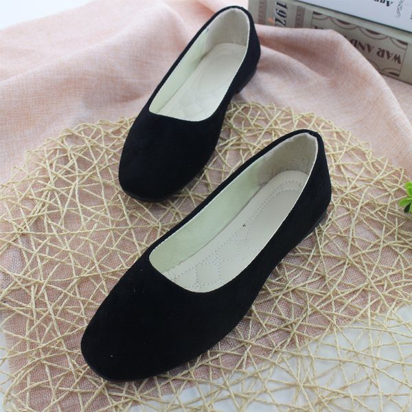 2023 new fashion square slippers head single shoes comfort flat women's suede shallow mouth single shoes women's shoes 04, Black
2023 new fashion square slippers head single shoes comfort flat women's suede shallow mouth single shoes women's shoes 04, Black