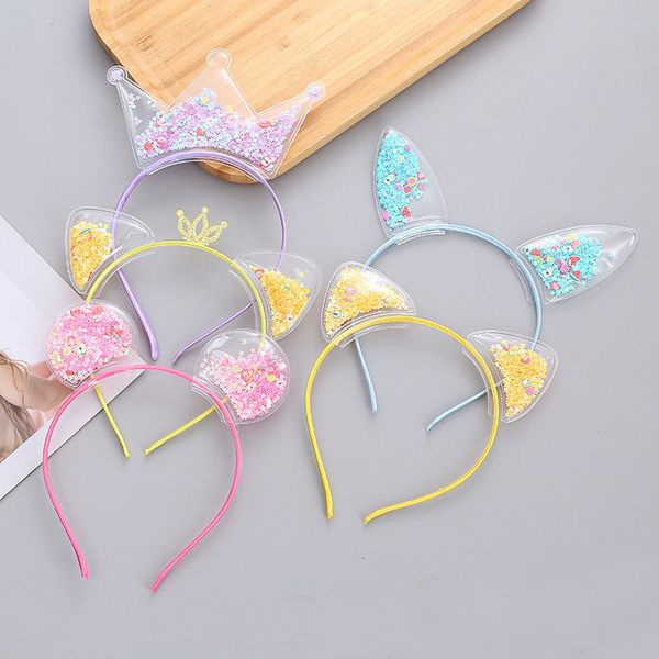 16062 baby girl hair clasp quicksand stars sequins cat ears crown hairhoop kids hairband headband princess child dance performance hair acce, Slivery;white
16062 baby girl hair clasp quicksand stars sequins cat ears crown hairhoop kids hairband headband princess child dance performance hair acce, Slivery;white