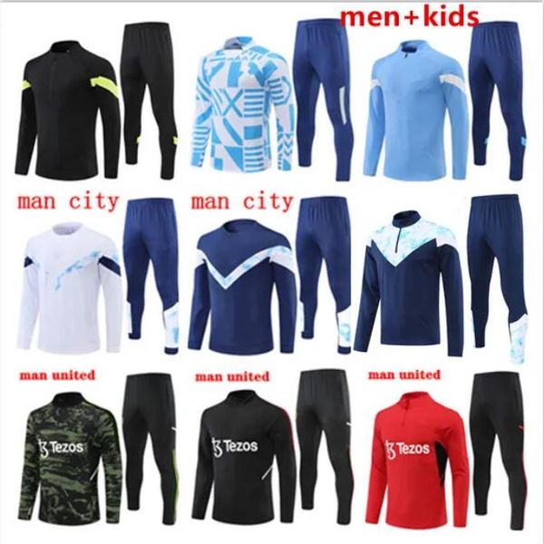 2022 2023 half zipper man city training suit tracksuit men kids 21/22/23 long sleeve man sportswear football 2021 2022 boys girls survatment, Black
2022 2023 half zipper man city training suit tracksuit men kids 21/22/23 long sleeve man sportswear football 2021 2022 boys girls survatment, Black