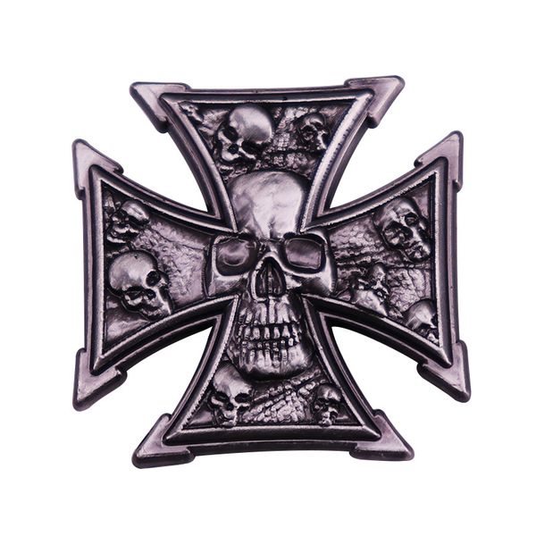 cross skull brooch gothic punk art accessories cute anime movies games hard enamel pins collect metal cartoon brooch, Blue
cross skull brooch gothic punk art accessories cute anime movies games hard enamel pins collect metal cartoon brooch, Blue