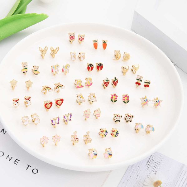 eearings selling version of popular unicorn owl 28 pair ear clip set cute children animal lady earrings linka, Golden
eearings selling version of popular unicorn owl 28 pair ear clip set cute children animal lady earrings linka, Golden
