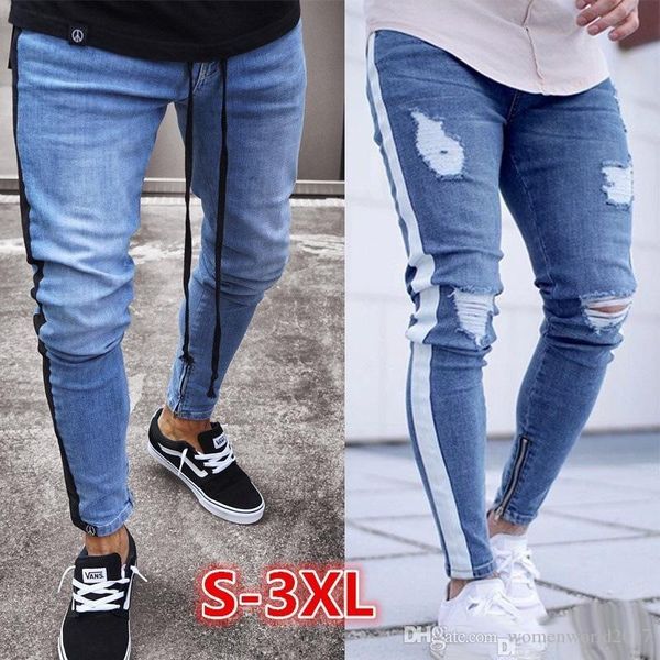 mens ripped skinny jeans distressed slim fit washed ripped denim biker jeans pants stylish jeans jlo, Blue
mens ripped skinny jeans distressed slim fit washed ripped denim biker jeans pants stylish jeans jlo, Blue