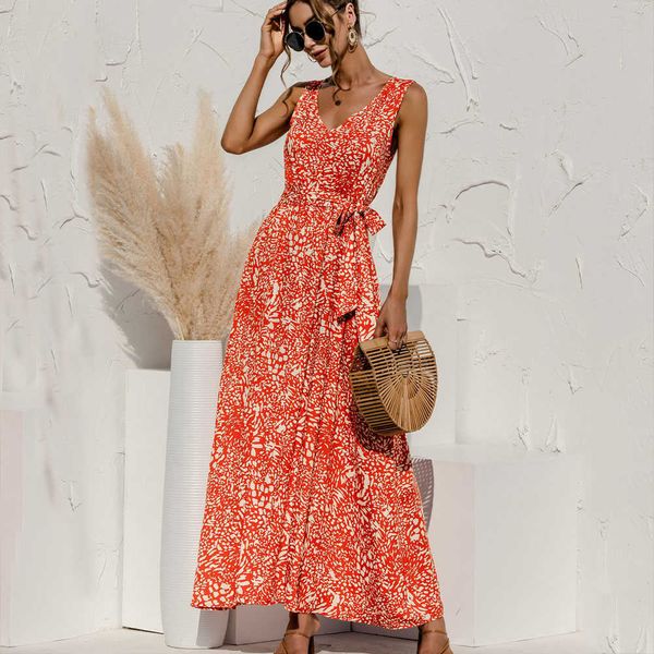 casual dresses women summer maxi dress fashion print cotton long party club woman clothes casual loose belt sleeveless beach sundress 2021 n, Black;gray
casual dresses women summer maxi dress fashion print cotton long party club woman clothes casual loose belt sleeveless beach sundress 2021 n, Black;gray