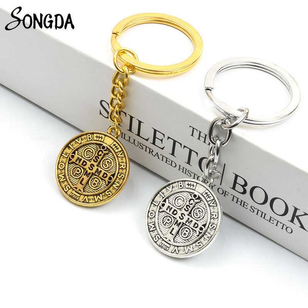 key rings saint benedict medallion keychains holder metal catholic san benito pendants key chains keyrings for bag keys jewelry wholesale r2, Slivery;golden
key rings saint benedict medallion keychains holder metal catholic san benito pendants key chains keyrings for bag keys jewelry wholesale r2, Slivery;golden