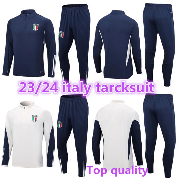 23 24 italys tracksuit survetement long half zipper jacket training suit soccer 2023 2024 italia man football tracksuits set, Black
23 24 italys tracksuit survetement long half zipper jacket training suit soccer 2023 2024 italia man football tracksuits set, Black