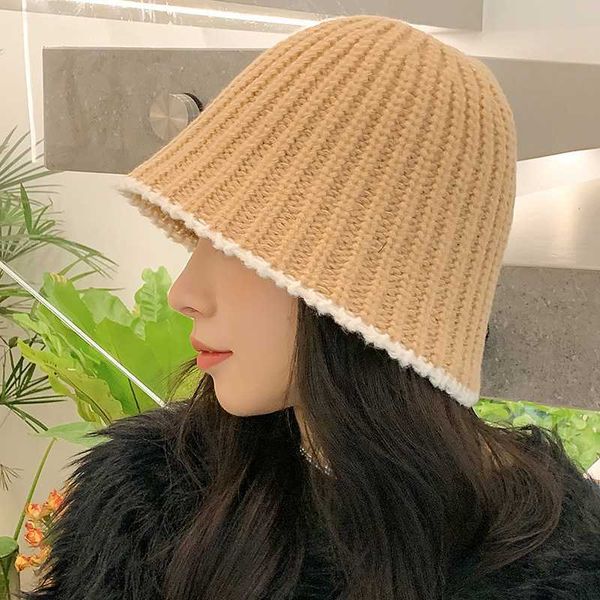 wide brim hats korean version stitching knitted fisherman hat autumn and winter trendy panama bucket hats women gorras para mujer sombreros, Blue;gray
wide brim hats korean version stitching knitted fisherman hat autumn and winter trendy panama bucket hats women gorras para mujer sombreros, Blue;gray