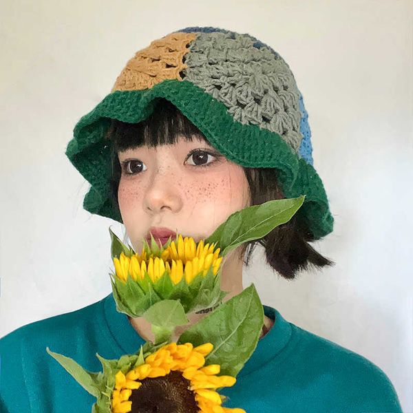 wide brim hats colorful knitted bucket hat spring and autumn hollowed out breathable cute fisherman cap men designer women's hats beani, Blue;gray
wide brim hats colorful knitted bucket hat spring and autumn hollowed out breathable cute fisherman cap men designer women's hats beani, Blue;gray
