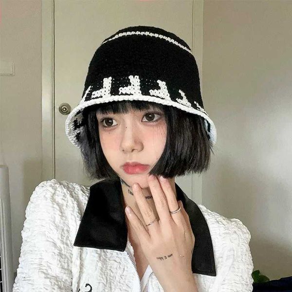 wide brim hats winter crochet wool hat women'sknitted bucket hat women's niche high-end sense versatile bucket hat basin hat panam, Blue;gray
wide brim hats winter crochet wool hat women'sknitted bucket hat women's niche high-end sense versatile bucket hat basin hat panam, Blue;gray