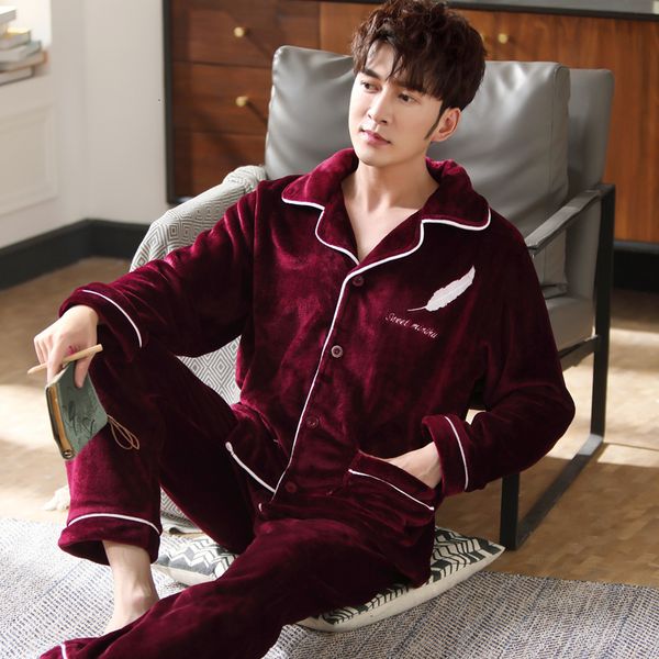 men's sleepwear x5000 thickened flannel pajamas men's fleece sleepwear autumn and winter youth home wear set warm sleep and pant 2, Black;brown
men's sleepwear x5000 thickened flannel pajamas men's fleece sleepwear autumn and winter youth home wear set warm sleep and pant 2, Black;brown