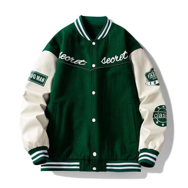 designer jacket mens jackets spring mens bomber baseball jacket letter embroidery patchwork coat hip hop streetwear casual loose varsity jac, Black;brown
designer jacket mens jackets spring mens bomber baseball jacket letter embroidery patchwork coat hip hop streetwear casual loose varsity jac, Black;brown