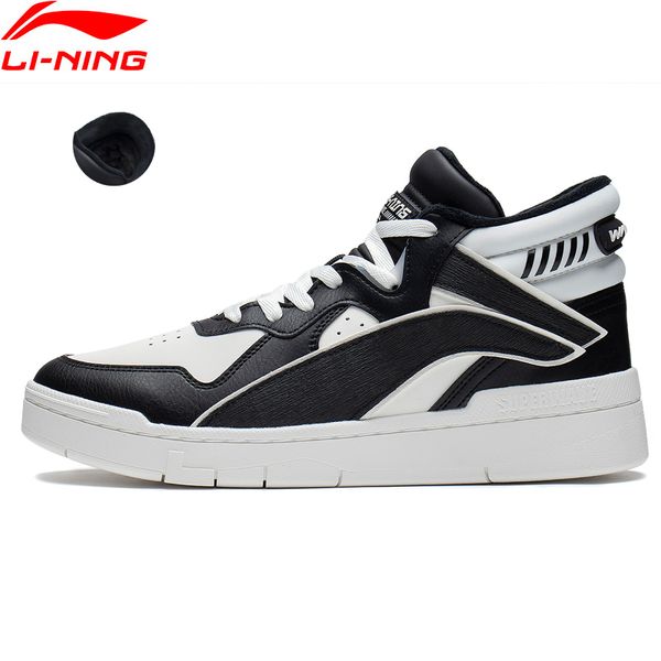 li-ning men wave mid wntr classic lifestyle shoes winter warm fleece wearable sneakers lining fitness sport shoes agcs323, Black
li-ning men wave mid wntr classic lifestyle shoes winter warm fleece wearable sneakers lining fitness sport shoes agcs323, Black