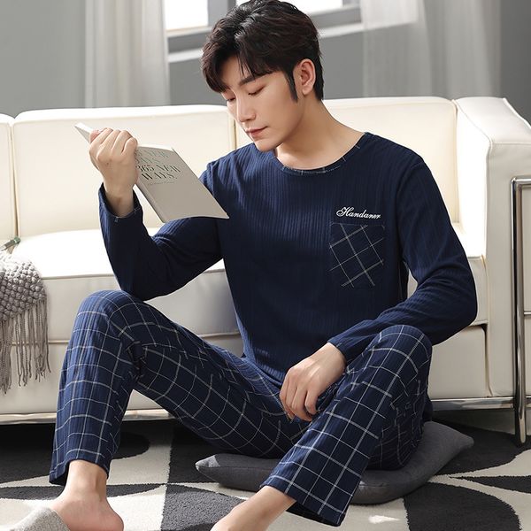 men's sleepwear boy plaid solid striped pajama man pullover long sleeve trousers pyjamas loose ankle wrist pockets jammies sleepwear 65, Black;brown
men's sleepwear boy plaid solid striped pajama man pullover long sleeve trousers pyjamas loose ankle wrist pockets jammies sleepwear 65, Black;brown