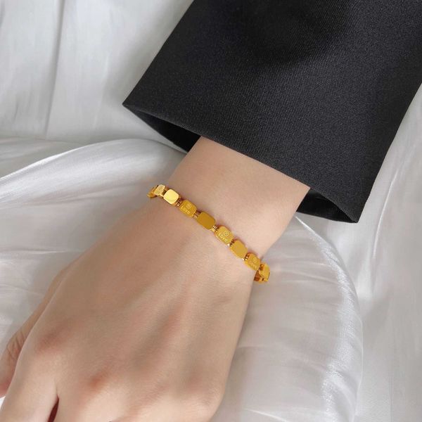 bracelets fashionable titanium steel colorfast love square snake bone bracelet style niche design japanese and korean lovers' versatile, Black
bracelets fashionable titanium steel colorfast love square snake bone bracelet style niche design japanese and korean lovers' versatile, Black