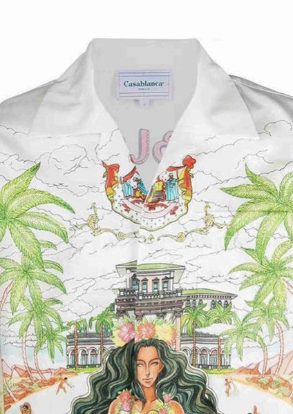 casablanca designer fashion classic men and women shirt hawaiian oasis island lazy scenery satin kamehameha king long sleeved shirt tide, White;black
casablanca designer fashion classic men and women shirt hawaiian oasis island lazy scenery satin kamehameha king long sleeved shirt tide, White;black