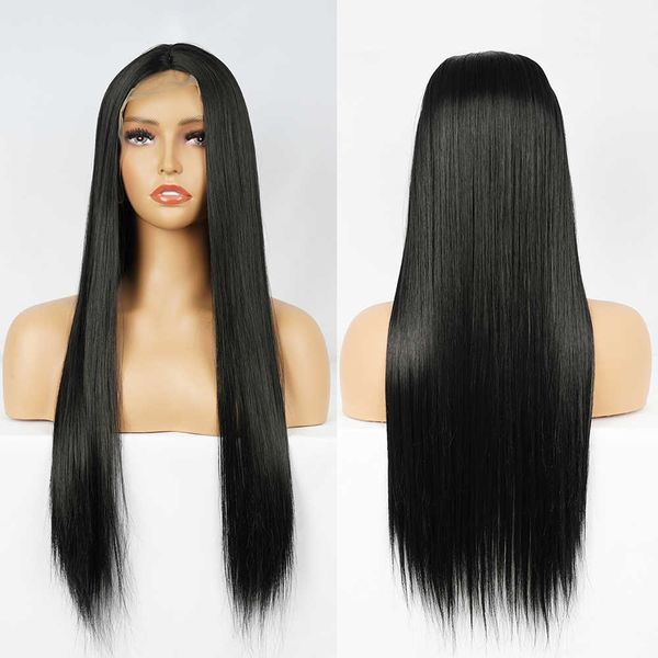 lace wigs ombre black long straight wig for women 28 inch natural middle part synthetic wigs heat resistant fiber brown 613 cosplay wigs 230, Black;brown
lace wigs ombre black long straight wig for women 28 inch natural middle part synthetic wigs heat resistant fiber brown 613 cosplay wigs 230, Black;brown