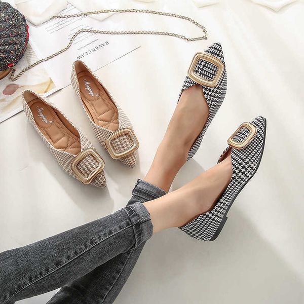 dress shoes houndstooth ladies square buckle single shoes autumn shallow pointed flats woman cozy slip on brief plaid moccasins brand loafer, Black
dress shoes houndstooth ladies square buckle single shoes autumn shallow pointed flats woman cozy slip on brief plaid moccasins brand loafer, Black