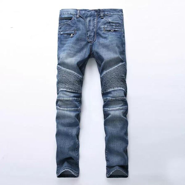 men's ripped creased light jeans designer long slim trousers with holes mid rise straight size 28-40 thy, Blue
men's ripped creased light jeans designer long slim trousers with holes mid rise straight size 28-40 thy, Blue