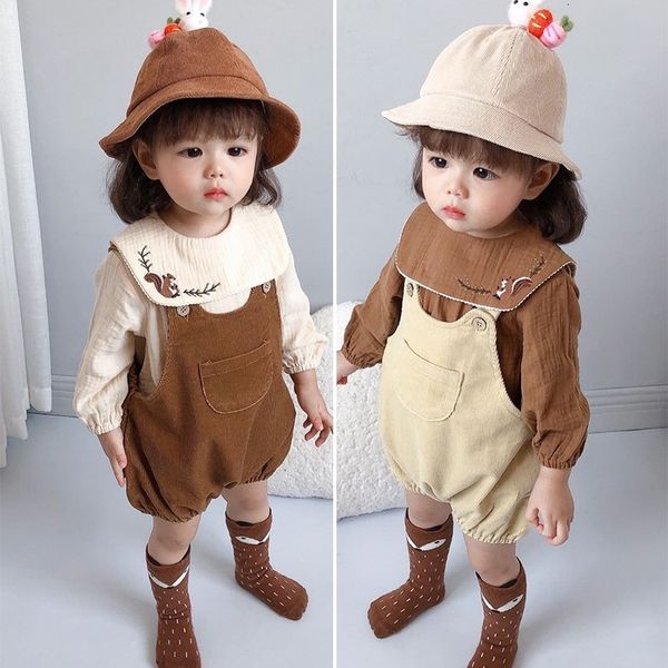 rompers autumn baby boys girls clothes set baby long sleeve embroidered bodysuit and toddler corduroy overalls jumpsuit infant outfits 23031, Blue
rompers autumn baby boys girls clothes set baby long sleeve embroidered bodysuit and toddler corduroy overalls jumpsuit infant outfits 23031, Blue