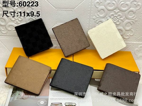 men's and women's purses card holders cow leather short purses, large capacity classic wallet, letter purses, Brown;gray
men's and women's purses card holders cow leather short purses, large capacity classic wallet, letter purses, Brown;gray