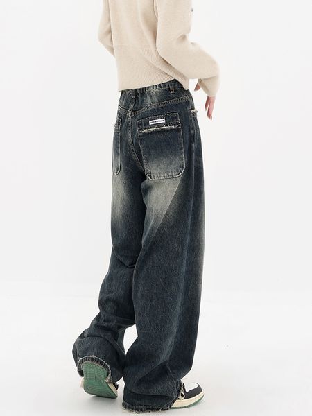 women's jeans harajuku streetwear retro fashion spring women high waist jeans loose wide leg straight loose denim trousers y2k pants 23, Blue
women's jeans harajuku streetwear retro fashion spring women high waist jeans loose wide leg straight loose denim trousers y2k pants 23, Blue