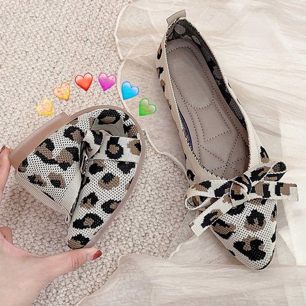 dress shoes womens shoes spring autumn soft sole single shoes fashion leopard bow knitted pointed flat bottom comfortable shoes female ks126, Black
dress shoes womens shoes spring autumn soft sole single shoes fashion leopard bow knitted pointed flat bottom comfortable shoes female ks126, Black