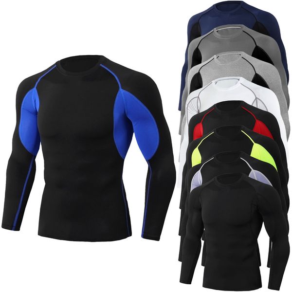 men rash guard shirt quick-dry long sleeve compression sport active shirts, White;black
men rash guard shirt quick-dry long sleeve compression sport active shirts, White;black