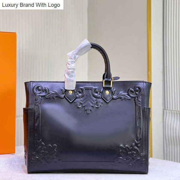 l bag handbags new sac plat handbag tote shopping bag cowhide leather fastener fashion letters gold hardware interior zip pocket women shoul, Black
l bag handbags new sac plat handbag tote shopping bag cowhide leather fastener fashion letters gold hardware interior zip pocket women shoul, Black